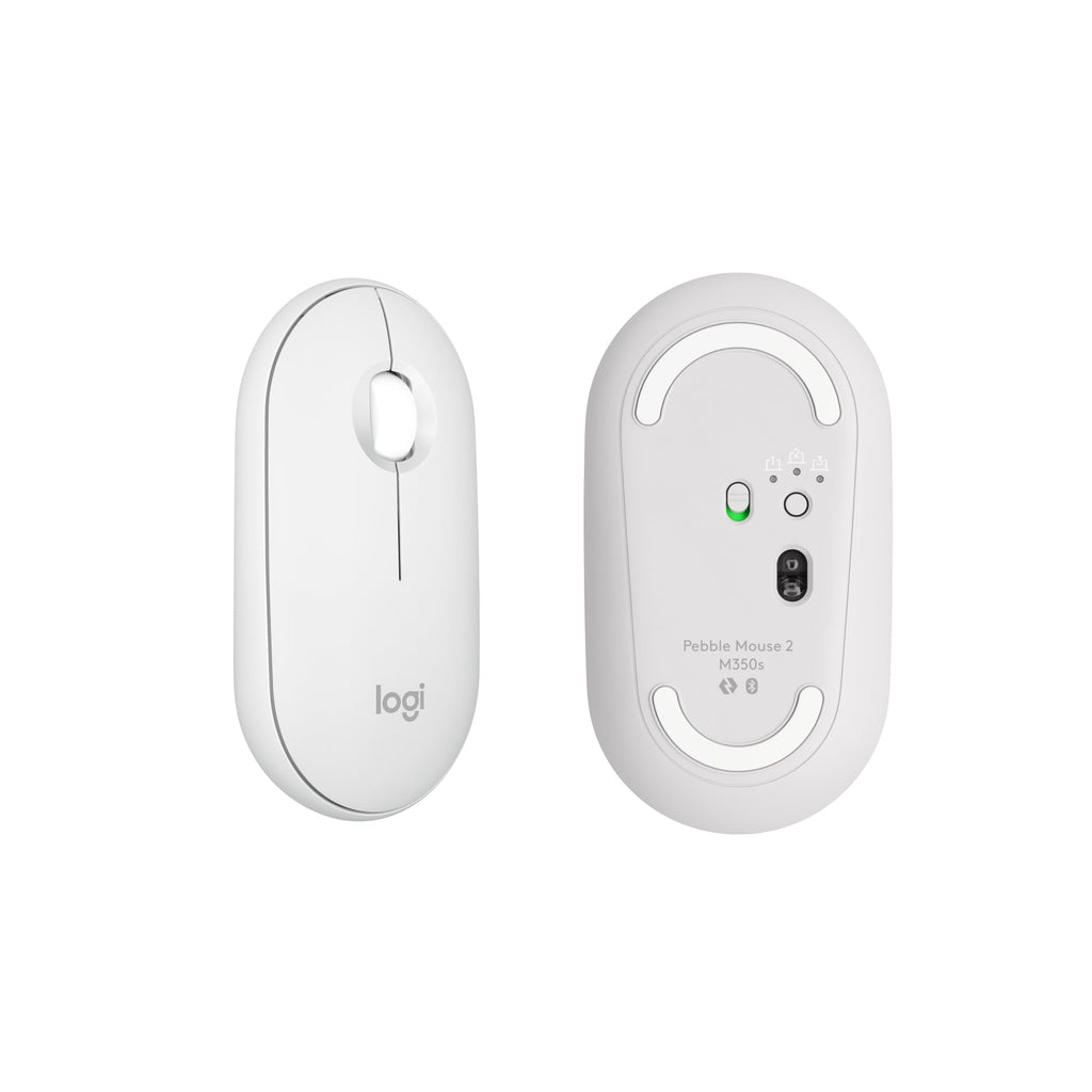 Logitech Pebble 2 Bluetooth Keyboard and Mouse Combo - Tonal White - US INT'L
