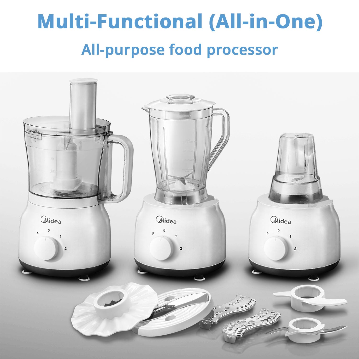 MIDEA FOOD PROCESSOR 800W