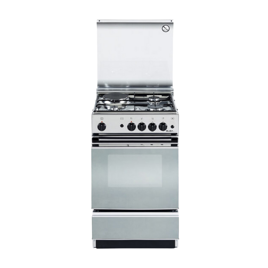 WESTPOINT COOKER, 3 GAS, ELECTRIC OVEN, AUTO IGNITION, INOX