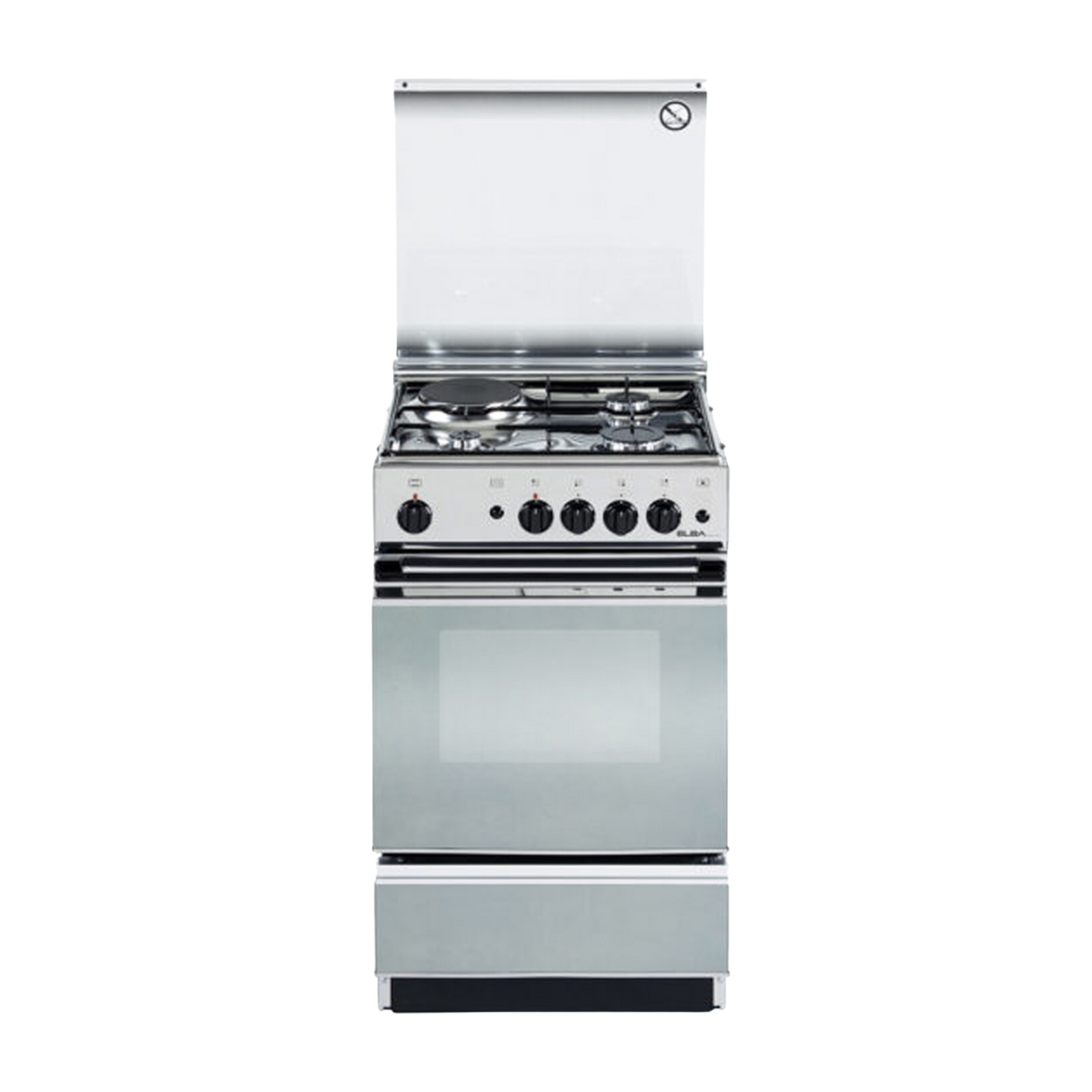 WESTPOINT COOKER, 3 GAS, ELECTRIC OVEN, AUTO IGNITION, INOX