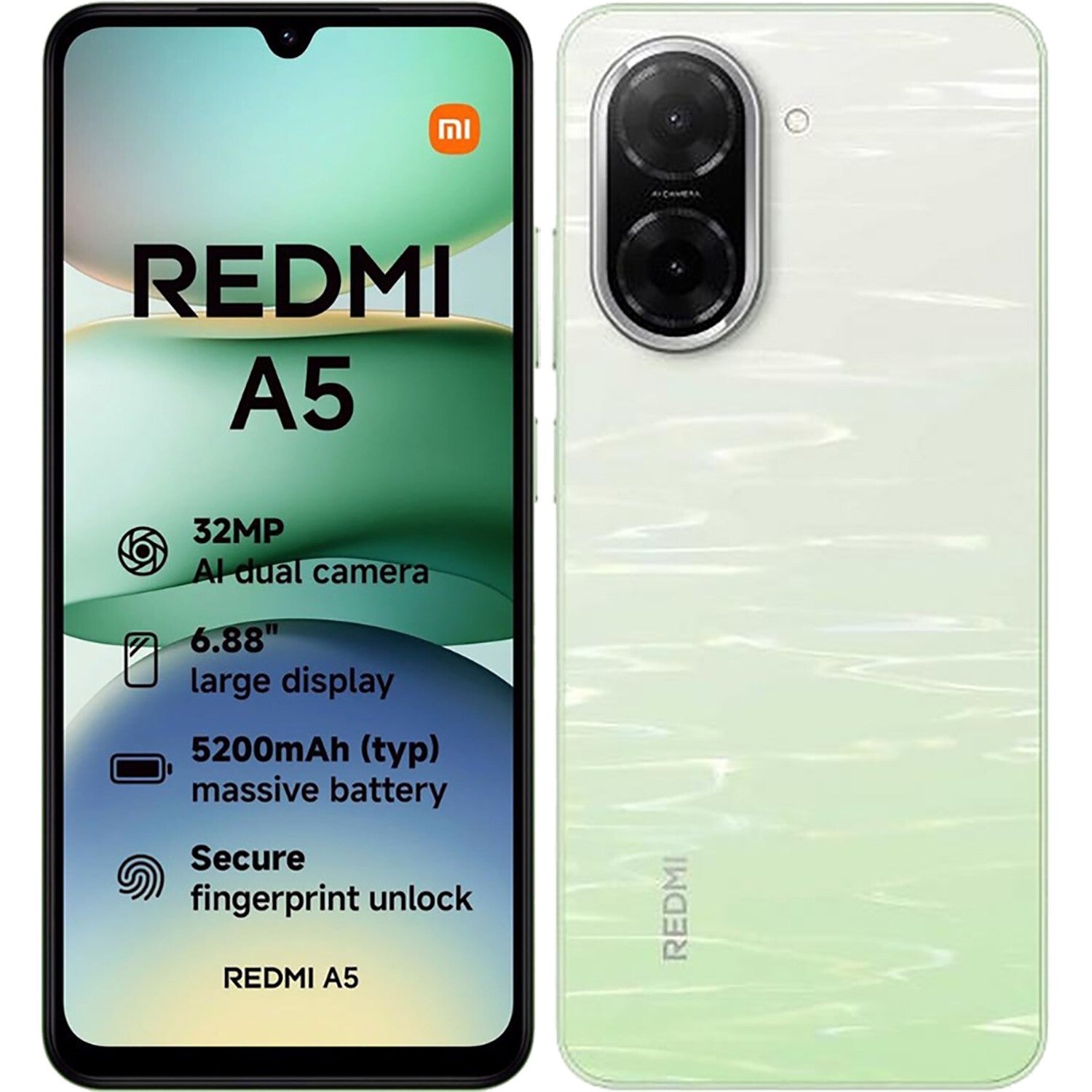 XIAOMI REDMI A5 4GB 128GB Lake Green REDMI A5 GREEN