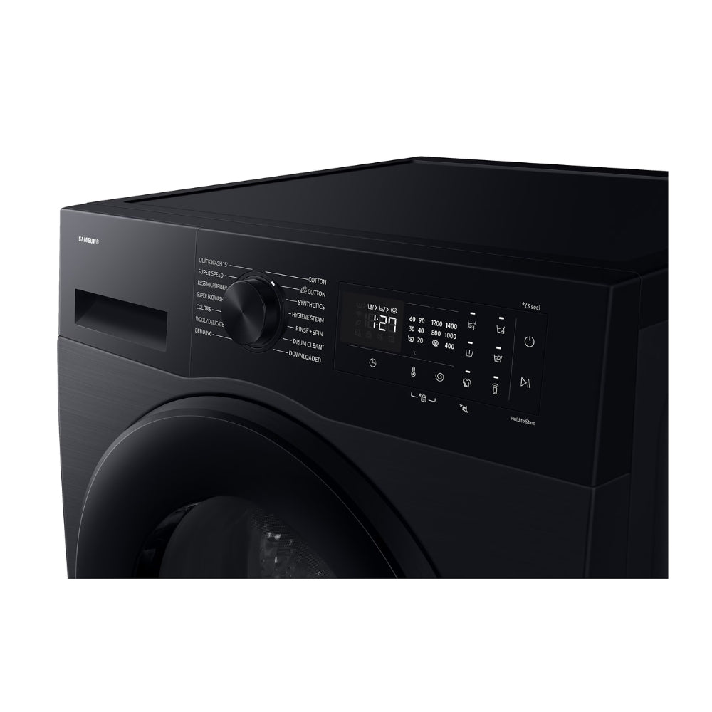 SAMSUNG WASHING MACHINE FRONT LOADING 11KG AI ECOBUBBLE BLACK WW11CGC04DABNQ