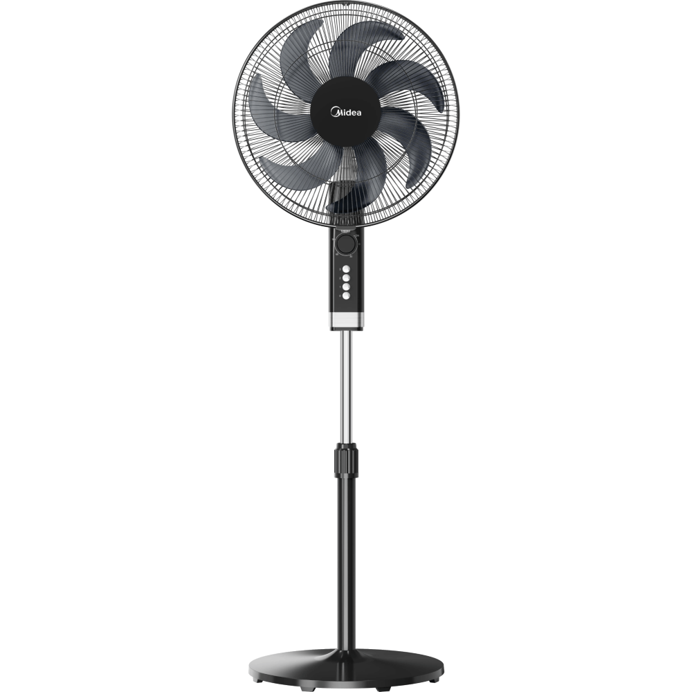 MIDEA STAND FAN 16" BLACK COLUR- 7 BLADES