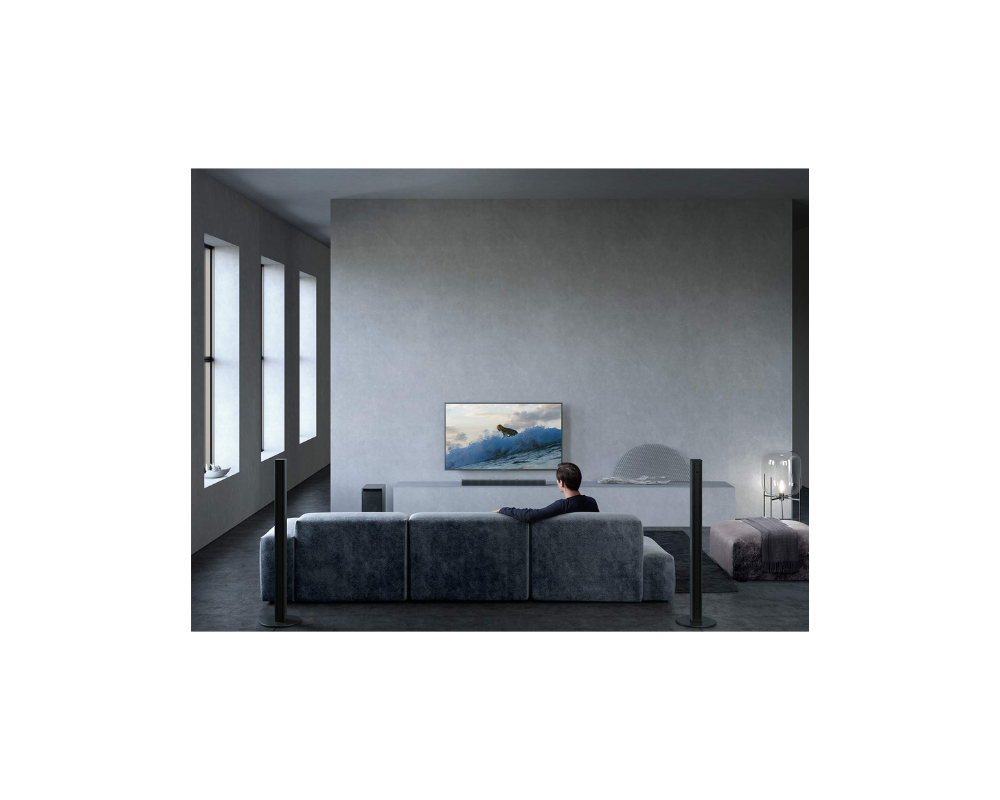 Sony HT-S700RF Real 5.1ch Dolby Audio Soundbar for TV with Tall boy Rear Speakers & Subwoofer 5.1ch Home Theatre System