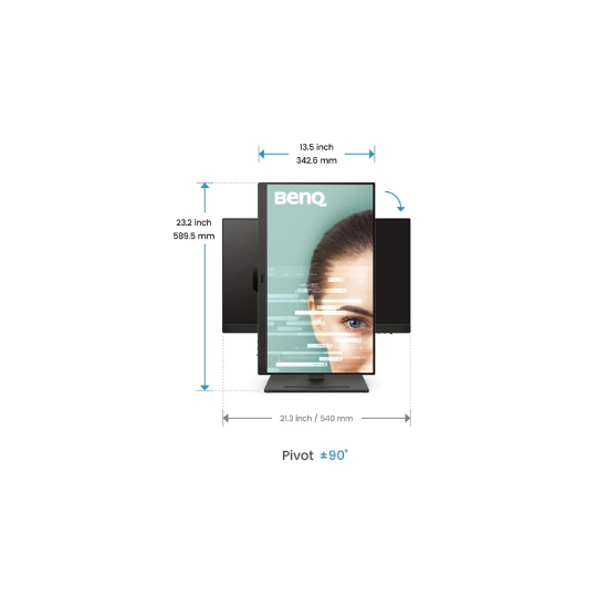 BenQ Eye-Care Monitor 24" FHD 1080p IPS