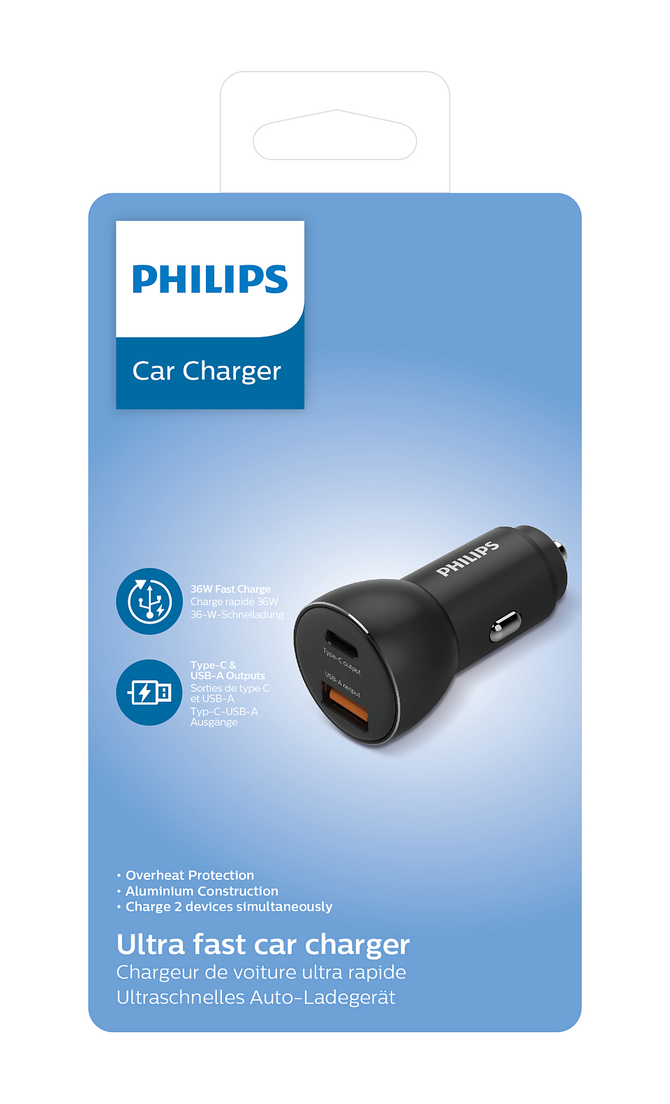 Philips Car charger DLP2521/00 CH-PLP-DLP2521/00