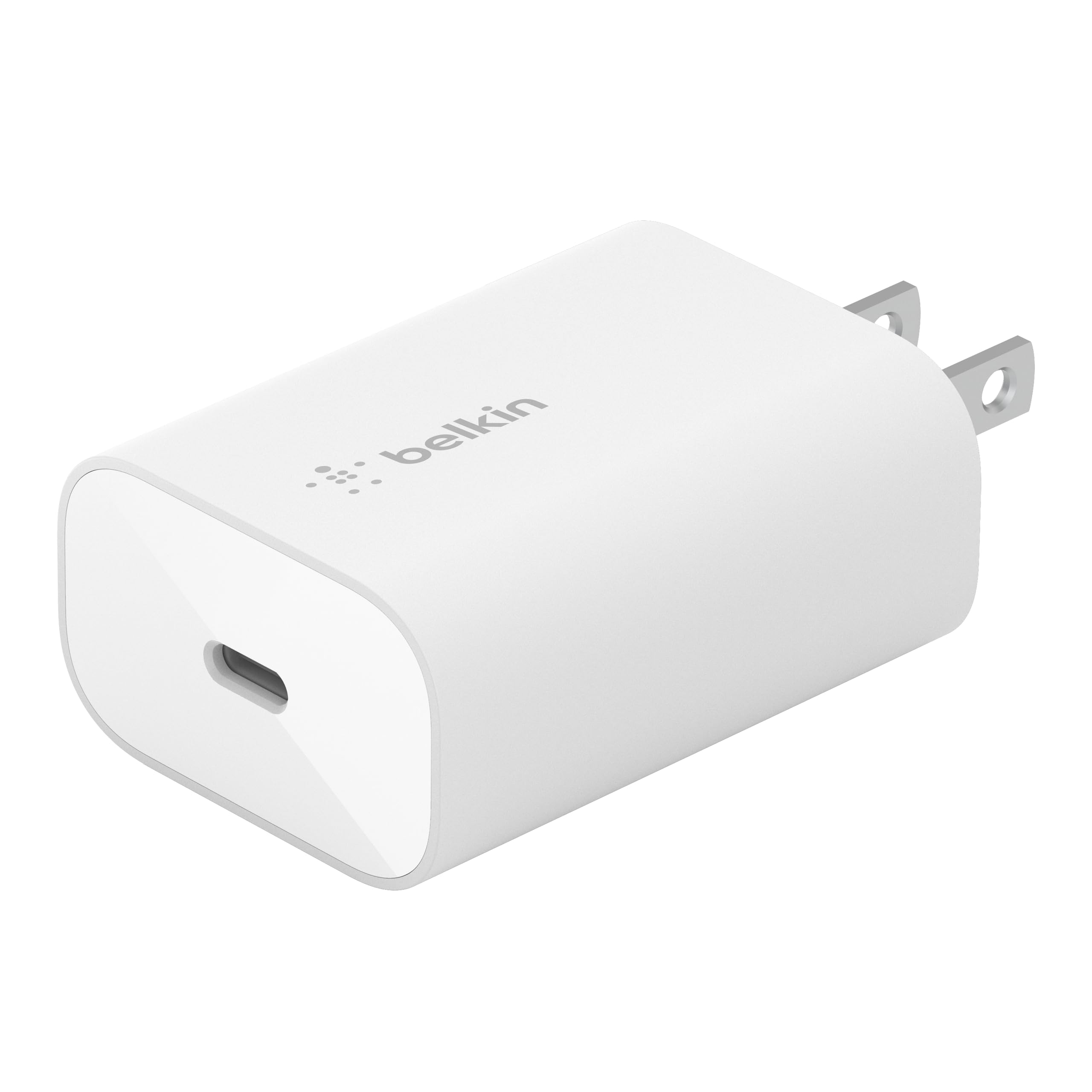 BELKIN 25W USBC PD WALL CHARGER WITH PPS, WHITE WCA012MYWH