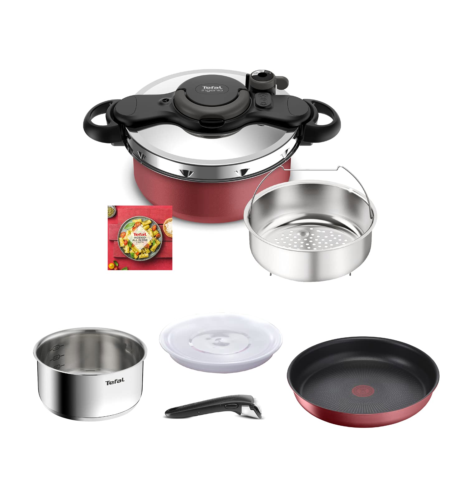 TEFAL SET 8PCS INOX INGENIO L897S04 SETEMOTION8
