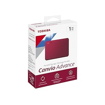 Toshiba Canvio Advance V10 4TB - White Beige