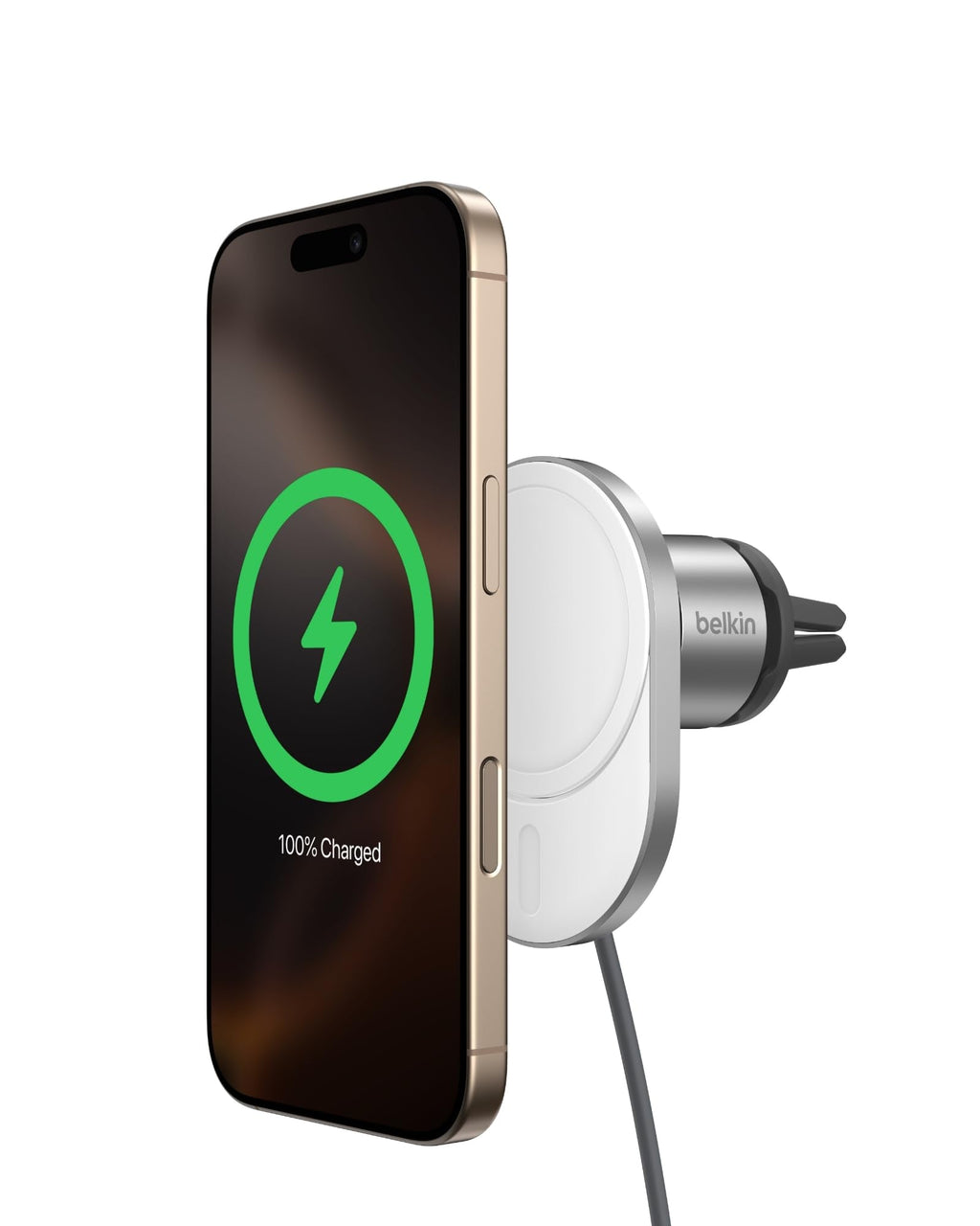 BELKIN MAGNETIC WIRELESS CAR CHARGER WITH Qi2 15W WICO08BTGR-V2