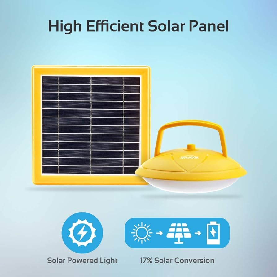 Promate Portable Solar LED Light SOLARLAMP-2 PRO-SOLAR-SOLARLAMP-2
