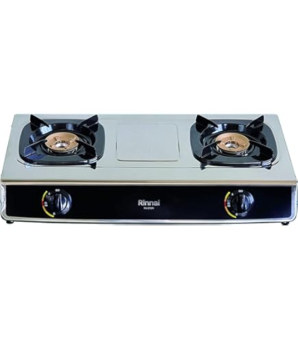 RINNAI GAS PLATE 2 BURNERS WITH SAFETY DEVICE RVE274HWS