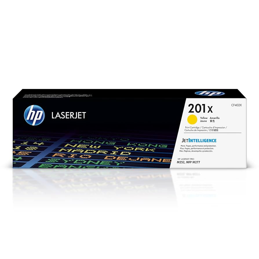 HP 201X High Yield Yellow Original LaserJet Toner Cartridge