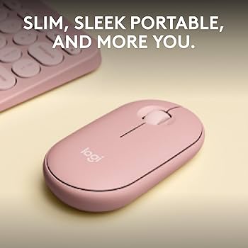 Logitech M350S Pebble 2 Bluetooth Mouse - Tonal Rose - DONGLELESS