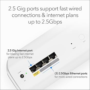 Netgear Orbi 770 Tri-Band WiFi 7 Mesh System - BE11000 11Gbps - 2-Pack RBE772-100APS