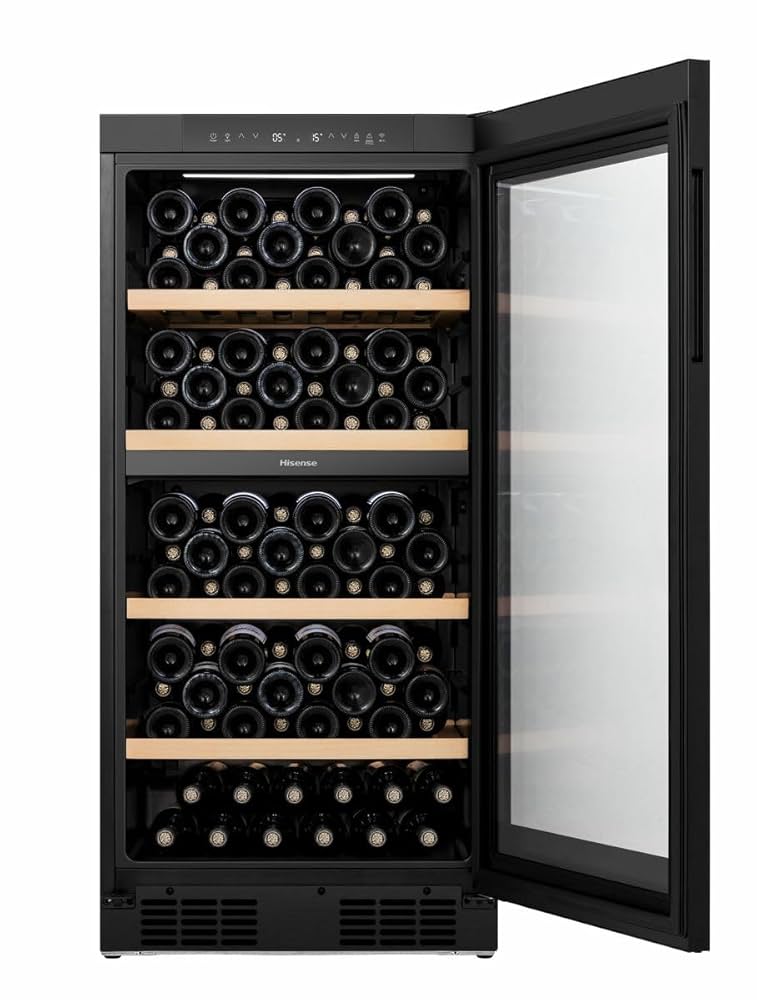 HISENSE 108 BOTTLES WINE COOLER; EURO F