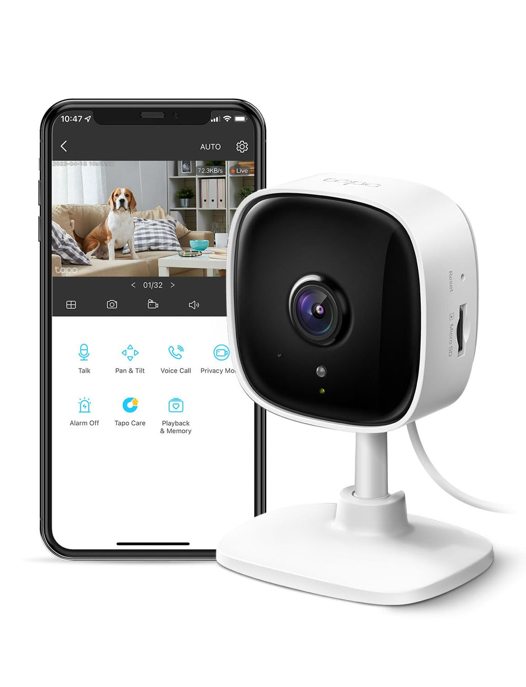 TP-Link Home Security Wi-Fi Camera Tapo C100 TP-C100