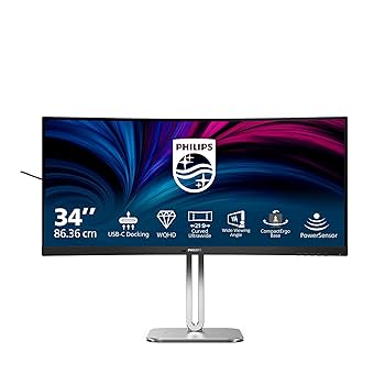 Philips 34 Inch Curved Monitor 100Hz with Speakers