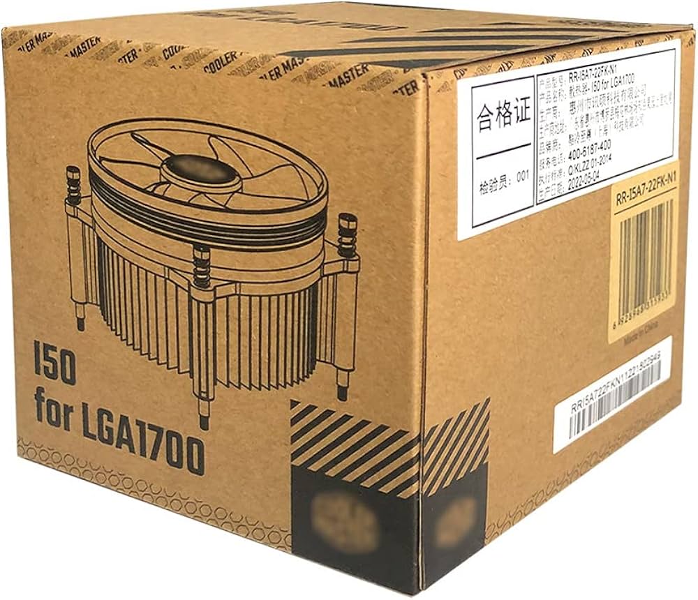 Fan Cooler Master I50 LGA1700(RR-I5A7-22FK-N1) FU-CM-RR-I5A7-22FK-N1