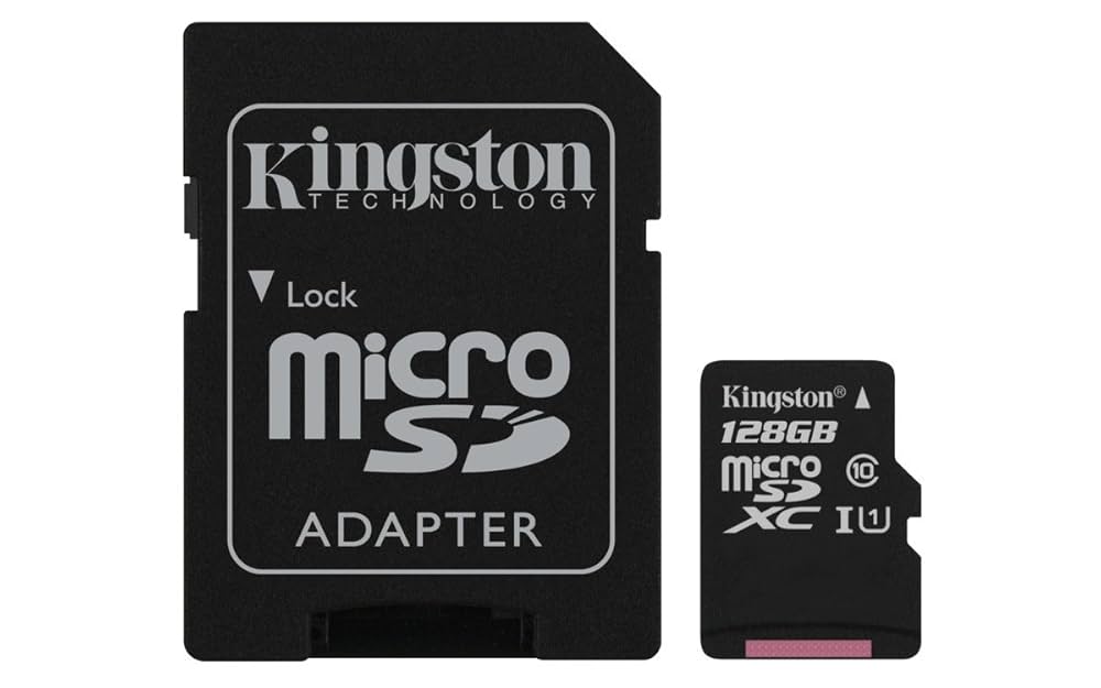 Kingston MicroSDHC Class 10 U1 Read 100Mb/s 128GB