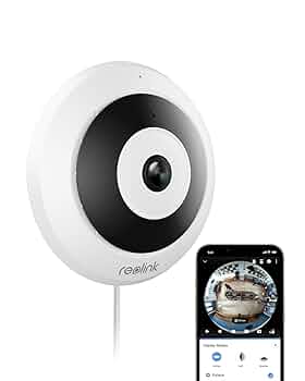 Reolink Fisheye Series FE-W-W 6MP 360° Panorama, 2.4/5GHz WiFi Indoor Security Camera