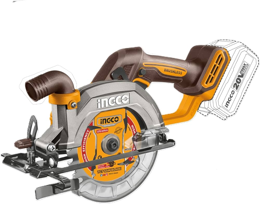INGCO CIRCULAR SAW CORDLESS BLADE DIAMETER 5.5" 20 V