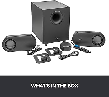 Logitech Z407 Bluetooth computer speakers with subwoofer and wireless control - Graphite 980-001348