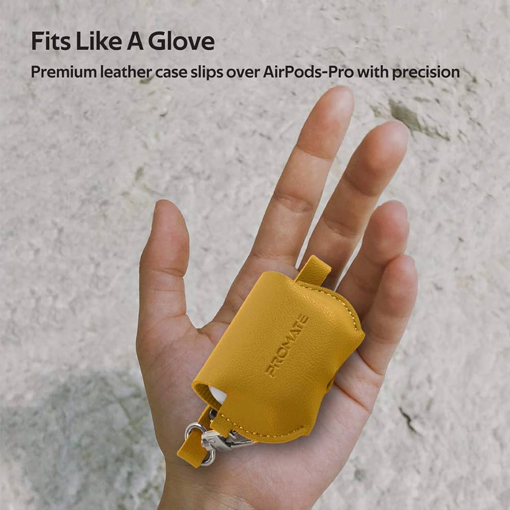 Promate Case for AirPods (FAY.YELLOW) PRO-AP-FAY.YELLOW