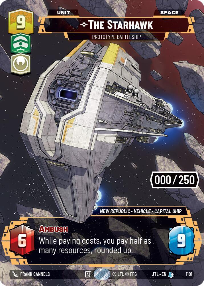 The Starhawk - Prototype Battleship (Serialized) (1101) [Jump to Lightspeed]
