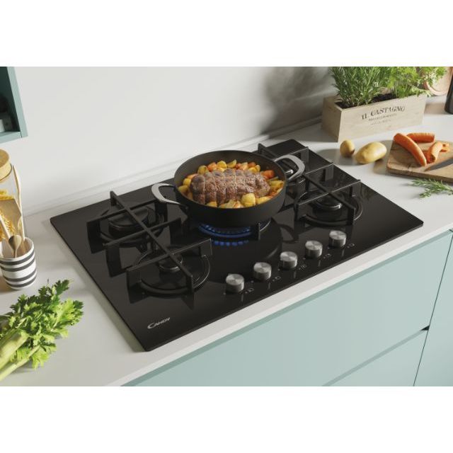 Candy 5-burner Gas Hob 75 cm CVG74WPB-MAR
