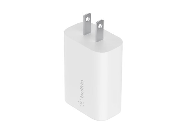 BELKIN 25W USBC PD WALL CHARGER WITH PPS, WHITE WCA012MYWH