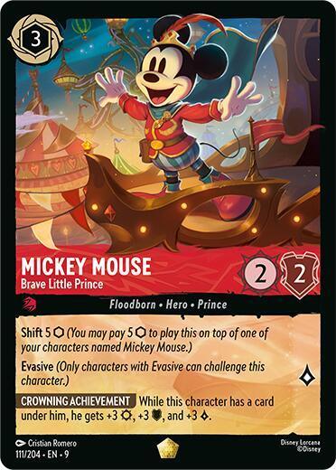 Mickey Mouse - Brave Little Prince (111/204) [Fabled]