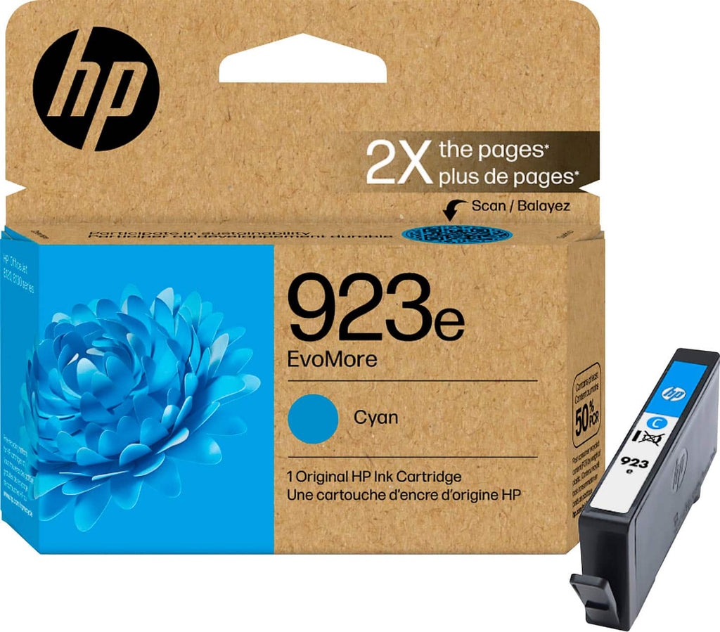 HP 925e EvoMore Cyan Original Ink Cartridge