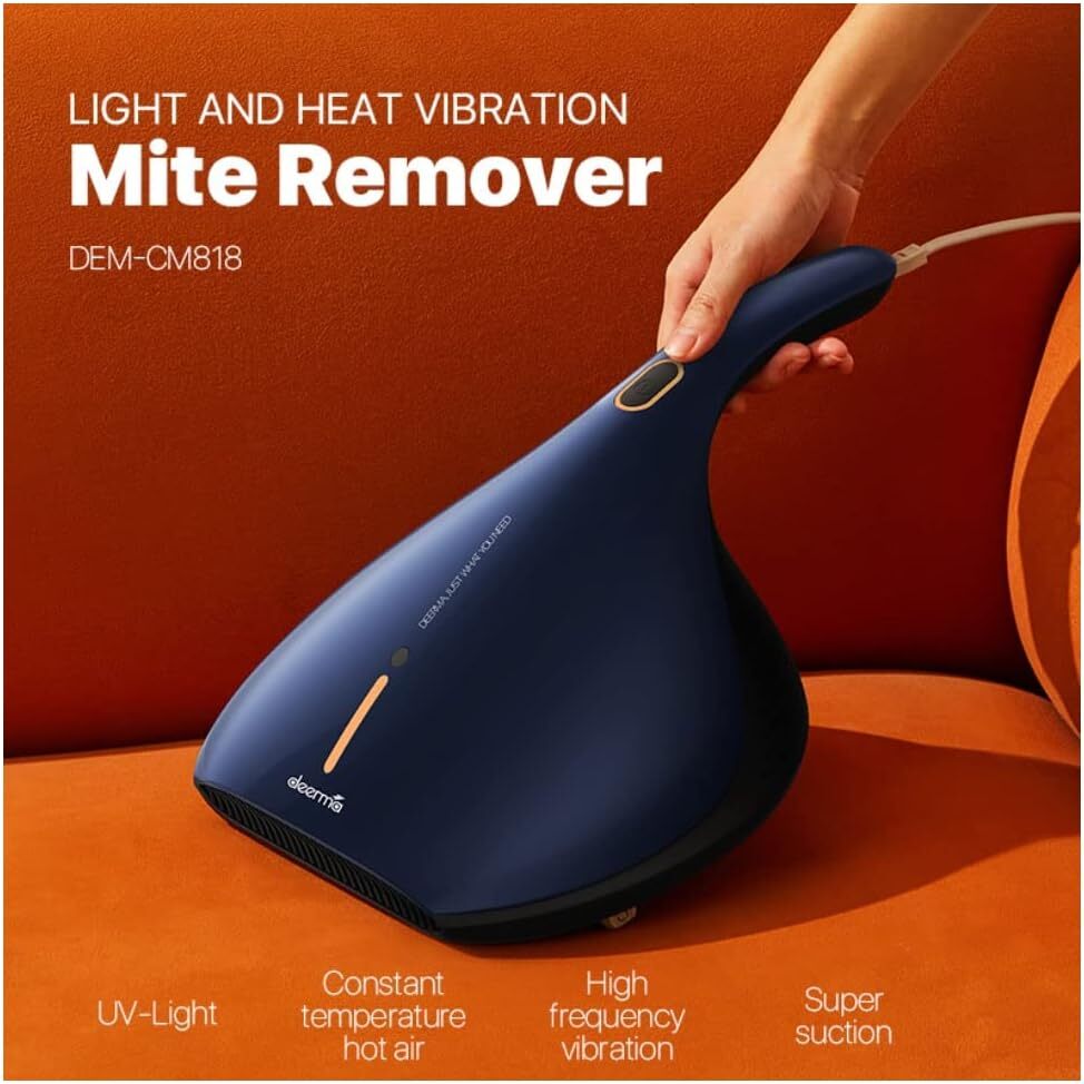 Deerma CM818 Handheld Dust Mite Vacuum Cleaner Dust Mites Remover With UV Ster D-CM818