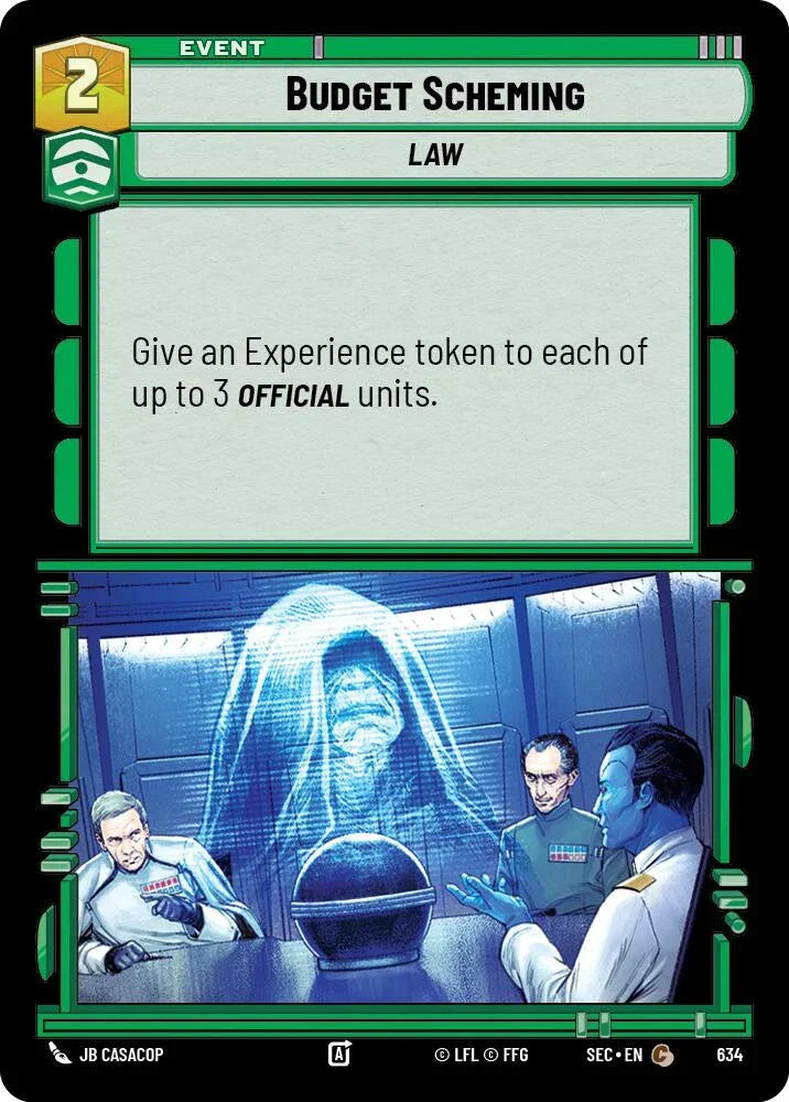 Budget Scheming (634) (Foil) (634) [Secrets of Power]