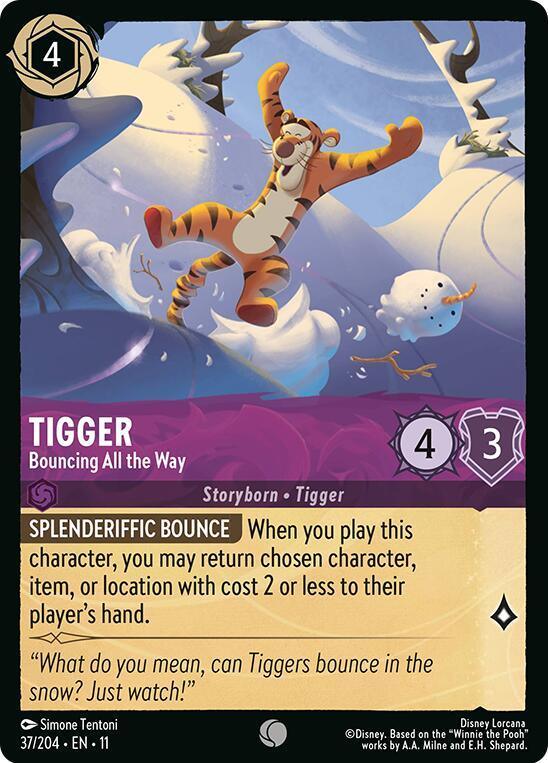 Tigger - Bouncing All the Way (37/204) [Winterspell]
