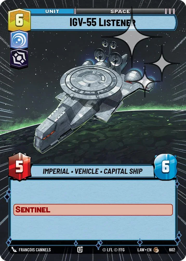 IGV-55 Listener (364) (Hyperspace Foil) (364) [A Lawless Time]