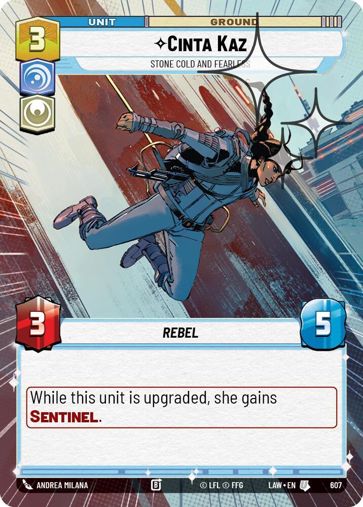 Cinta Kaz - Stone Cold and Fearless (369) (Hyperspace Foil) (369) [A Lawless Time]