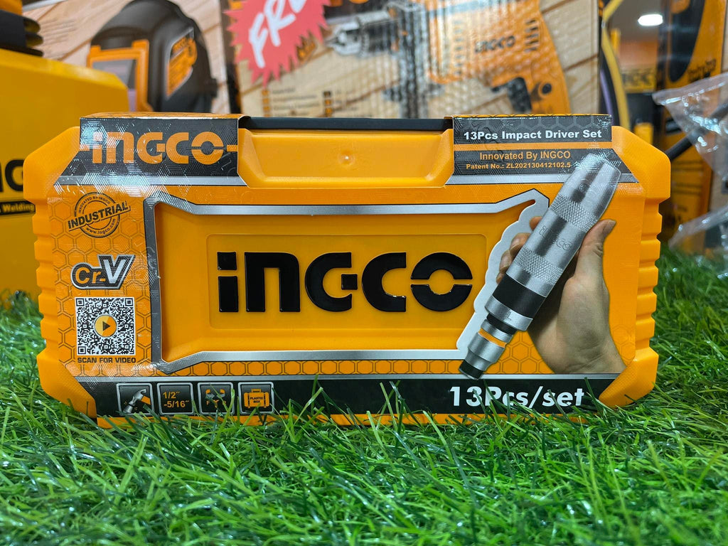 INGCO IMPACT DRIVER  SET OF 13 PCS