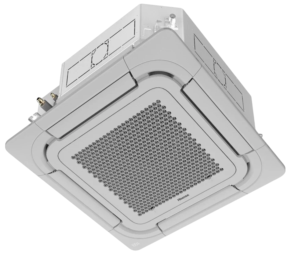 HISENSE LIGHT COMMERCIAL AC MULTI SPLIT CASSETTE INDOOR INVERTER TYPE 24000 BTU - (OUTDOOR UNIT: AMW + PANEL: PE-QFA/CD ) ACT-24UR4RJC8