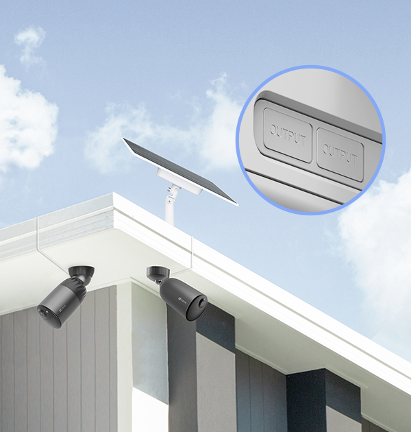 EZVIZ Solar Panel With Battery Storage 24W