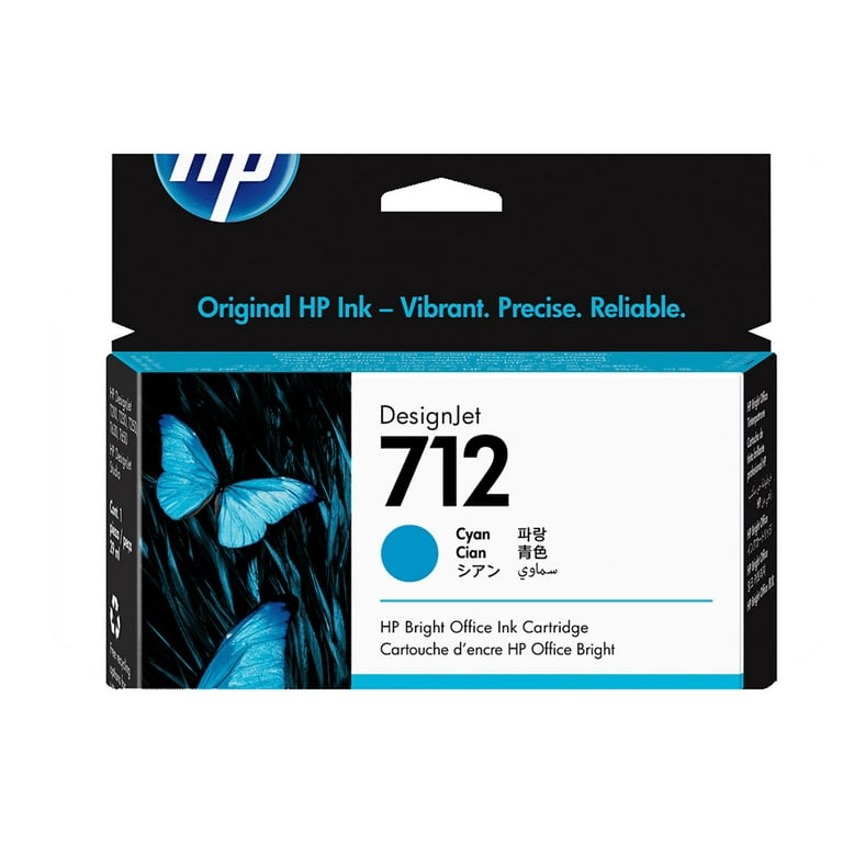 HP 712 29-ml Cyan DesignJet Ink Cartridge