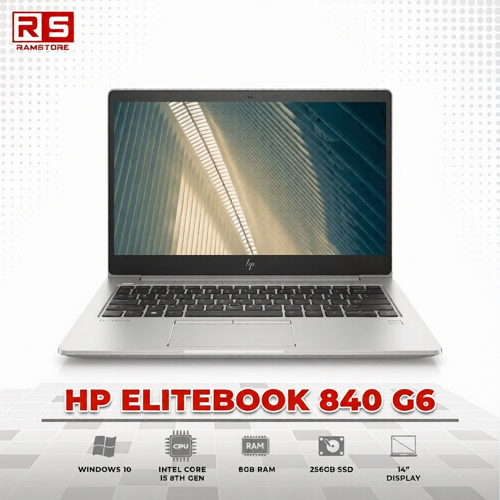 LPR Laptop HP EliteBook 840 G6 Series- i5 8th Gen 8GB 256GB SSD