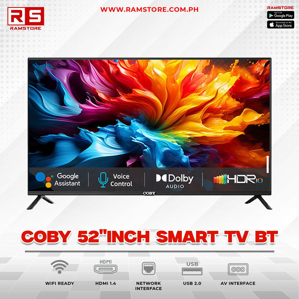 STA TV Coby 52"inch Smart TV BT
