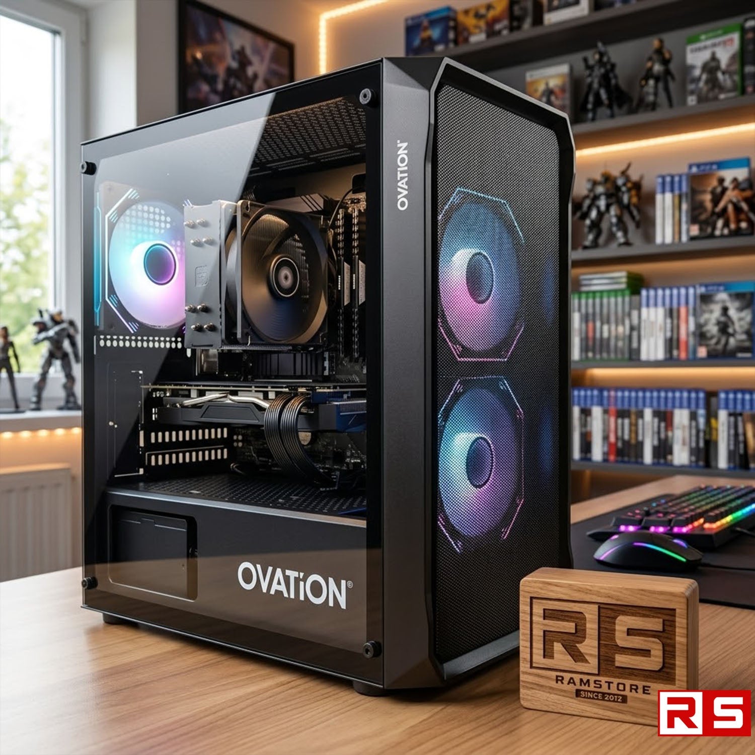 PCZ Desktop Computer Brandnew Intel I5-12400 & ATX Hypergate