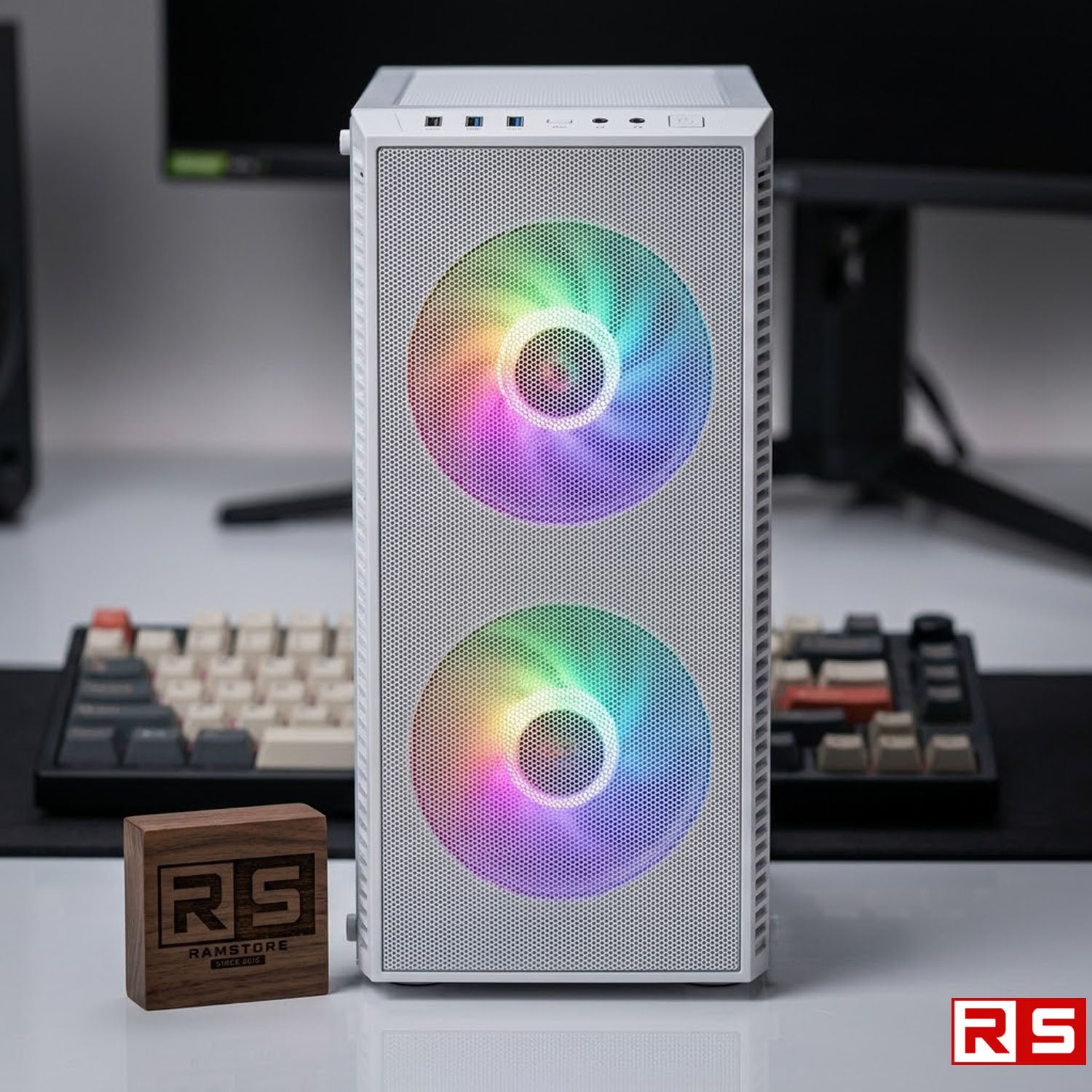 PCZ Desktop Computer Brandnew Intel I5-12400 & MATX White