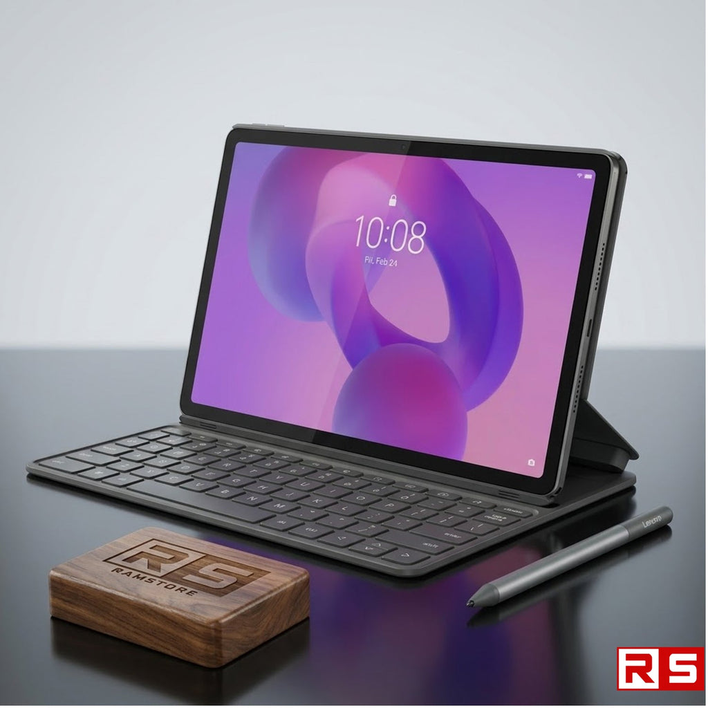 LPR Convertible Lenovo Ideatab 5G LTE - MediaTek Dimensity 6300 8GB 128GB (Luna Grey / w/ Folio Keyboard & Pen)