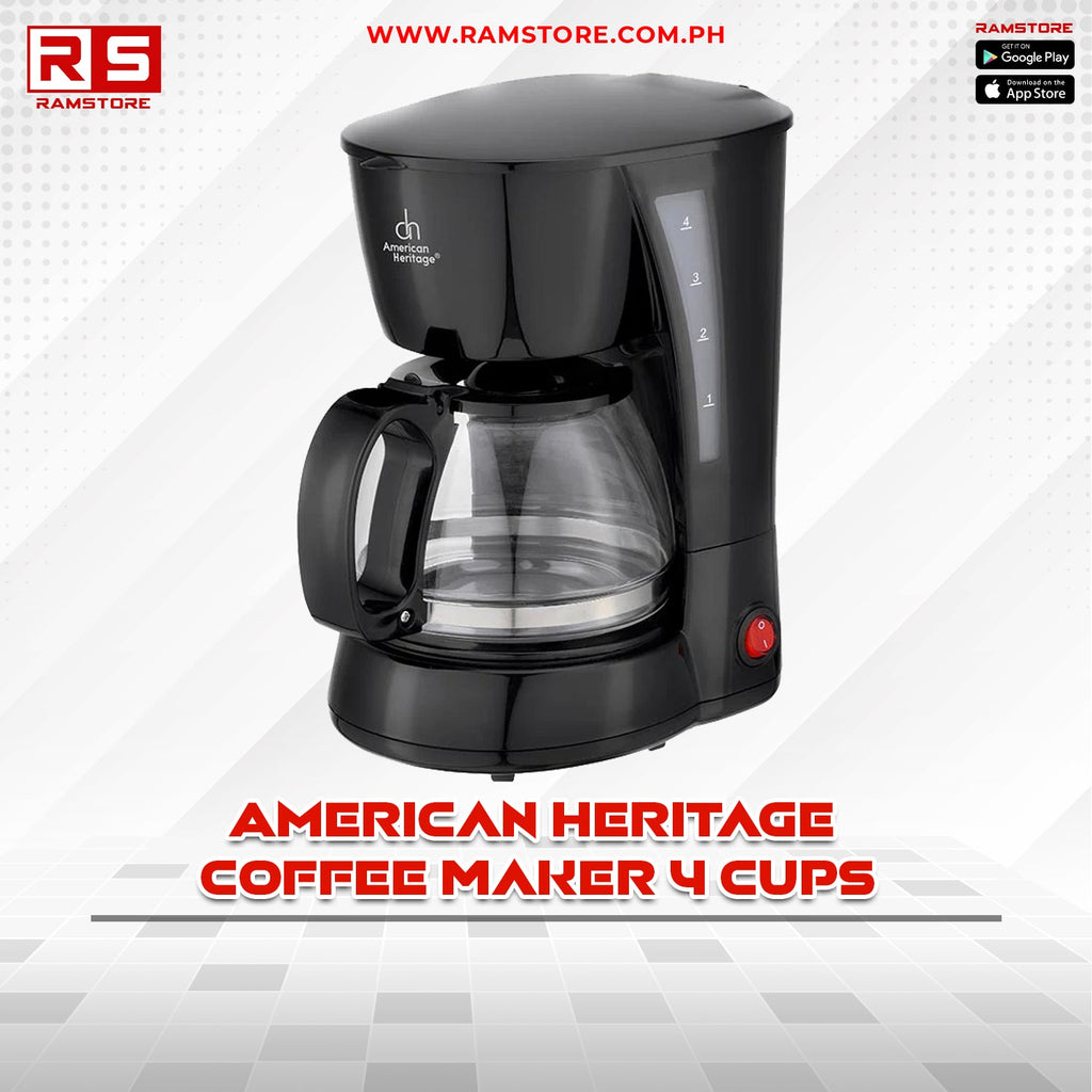 STA Coffee Maker American Heritage 4 Cups Anti Drip