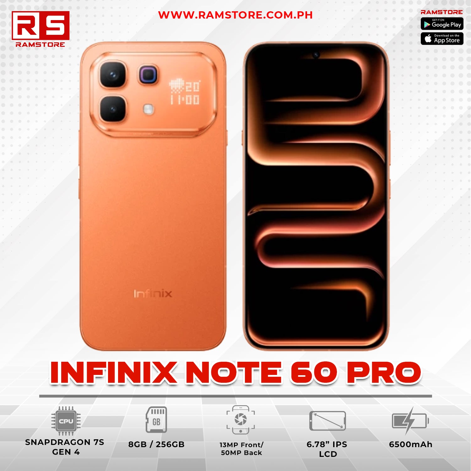 MBC Phone Infinix Note 60 Pro 8GB+ 256GB