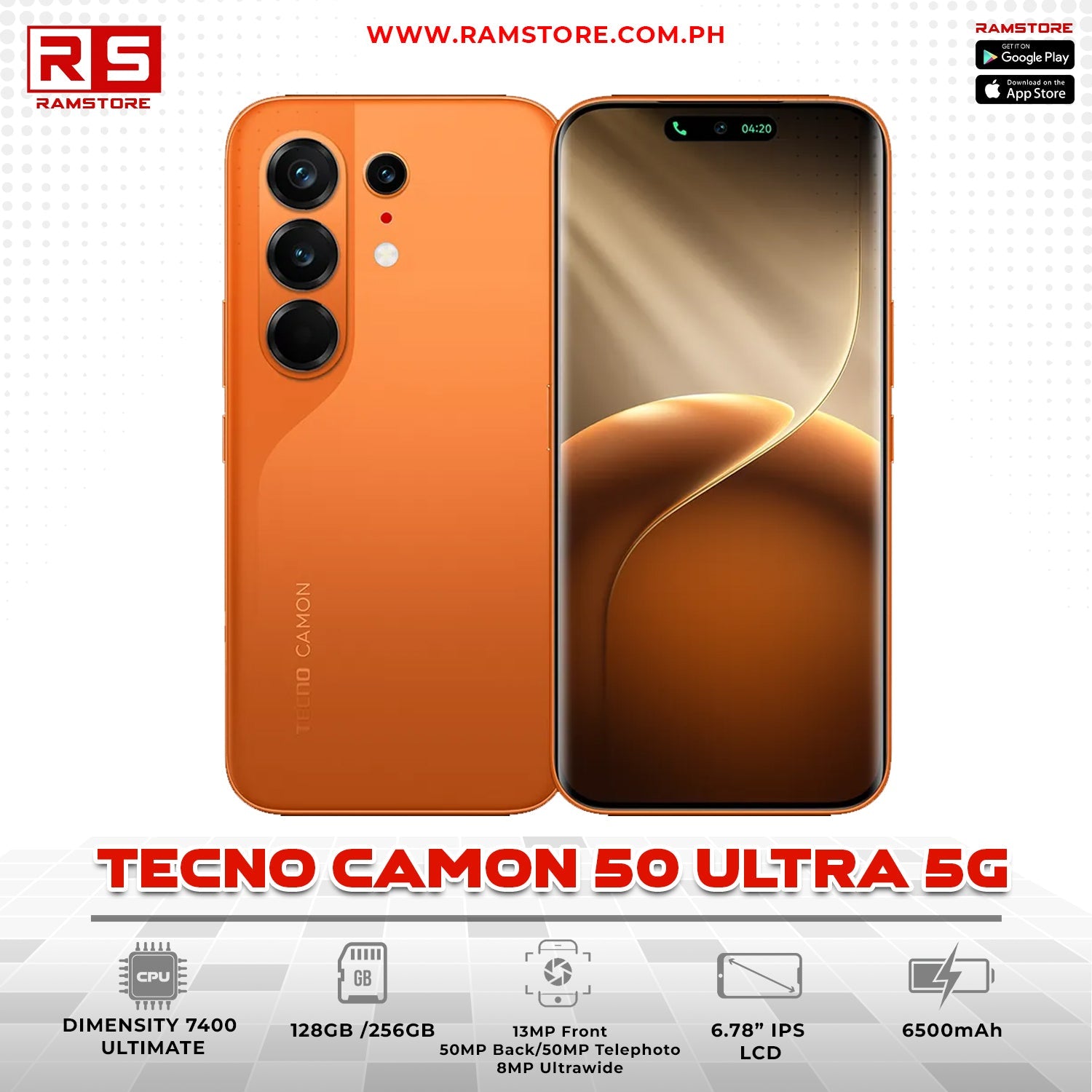 MBC Phone Tecno Camon 50 Ultra 5G 12GB 256GB